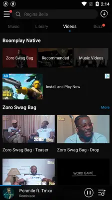 Boomplay android App screenshot 1